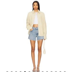 Agolde Parker Long Shorts - Size 24 Denim Shorts